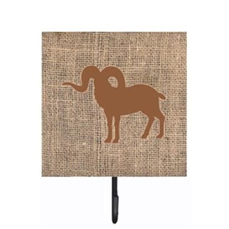 Carolines Treasures Sheep Burlap and Brown Leash Or Key Holder BB1007-BL-BN-SH4